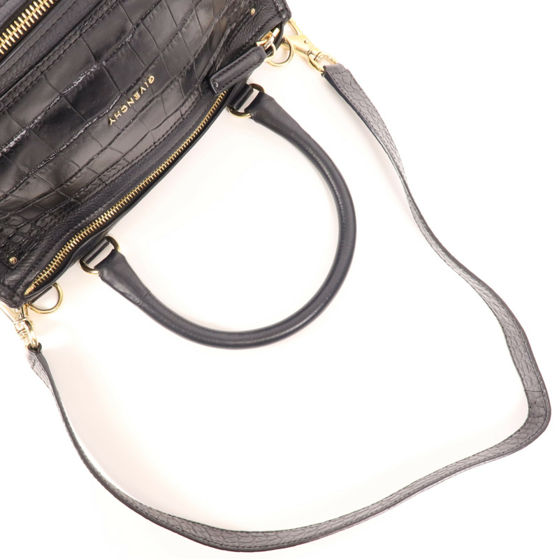 GIVENCHY 牛皮皮革Pandora Small金扣手挽肩背兩用袋-4