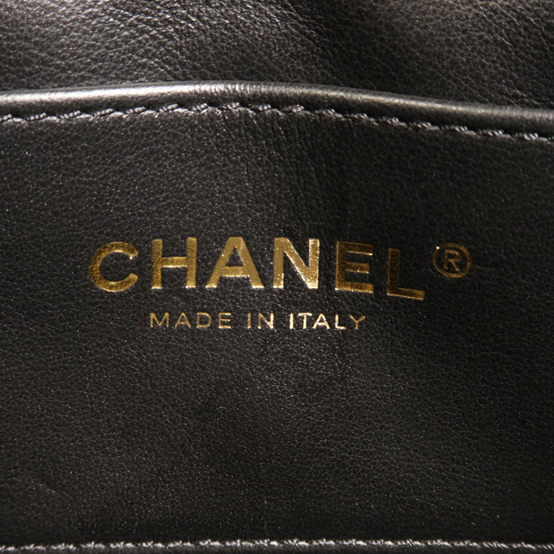CHANEL 羊皮皮革Matelasse Mini Flap Bag金扣鏈帶肩背袋-10