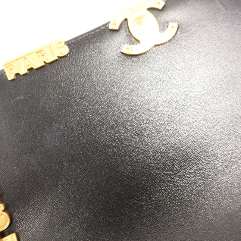 CHANEL 羊皮皮革Matelasse Mini Flap Bag金扣鏈帶肩背袋-12