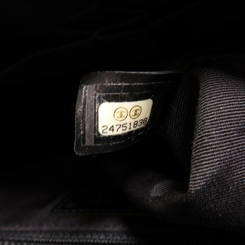 CHANEL 牛皮皮革Chain Shoulder Bag銀扣鏈帶肩背袋-11