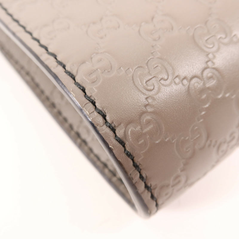 GUCCI 牛皮皮革Guccissima Mini Emily金扣鏈帶肩背-6