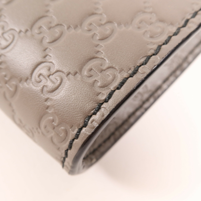GUCCI 牛皮皮革Guccissima Mini Emily金扣鏈帶肩背-7