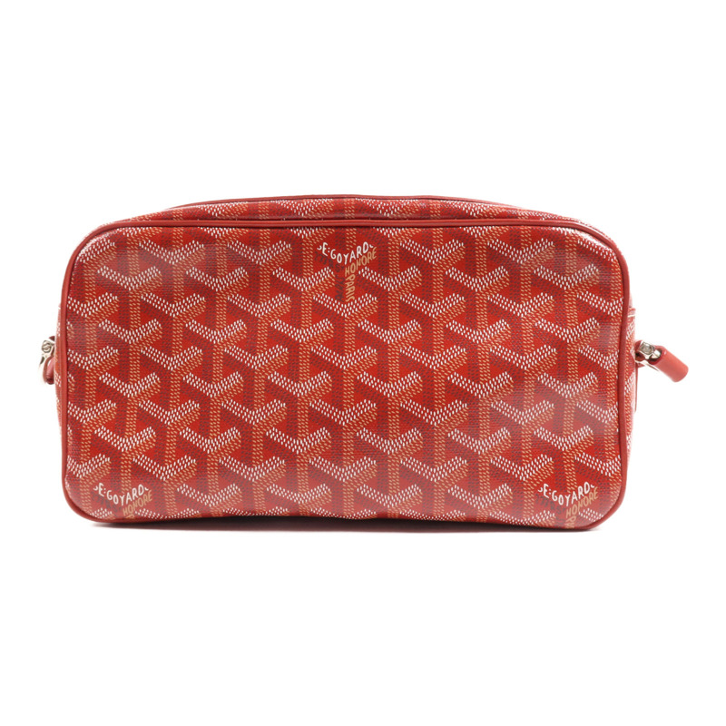 GOYARD 塗層帆布Cap Vert PM銀扣肩背袋-1