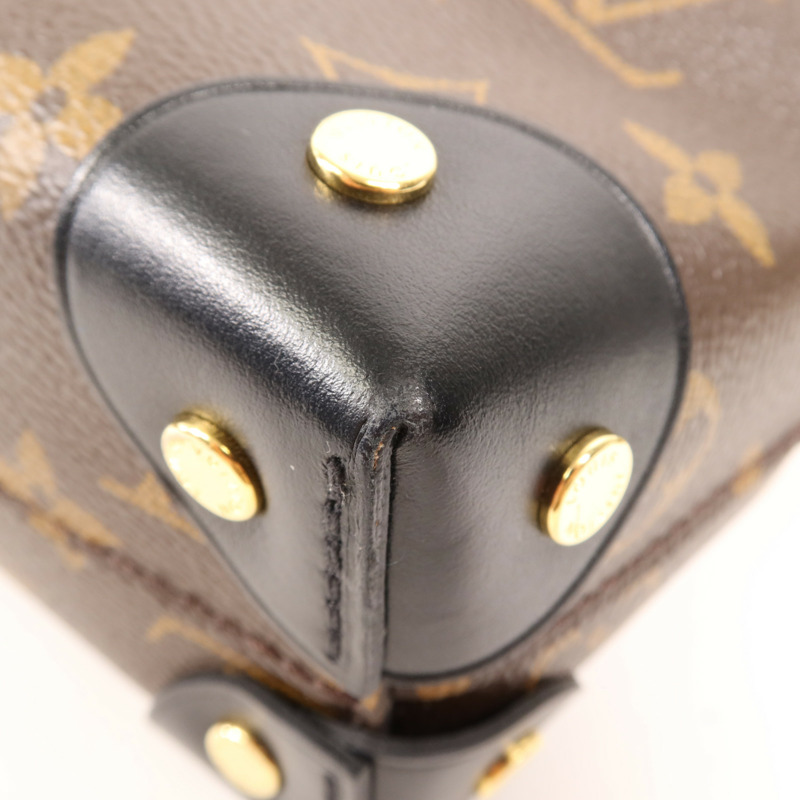 LOUIS VUITTON Monogram Petite Malle Souple金扣手挽肩背兩用袋-5
