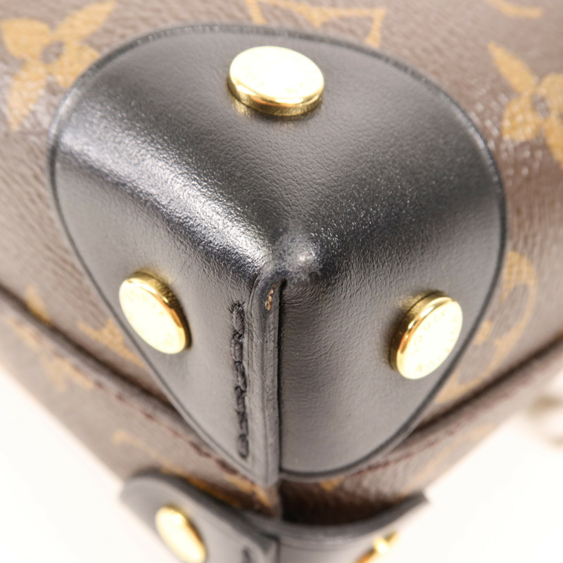 LOUIS VUITTON Monogram Petite Malle Souple金扣手挽肩背兩用袋-7