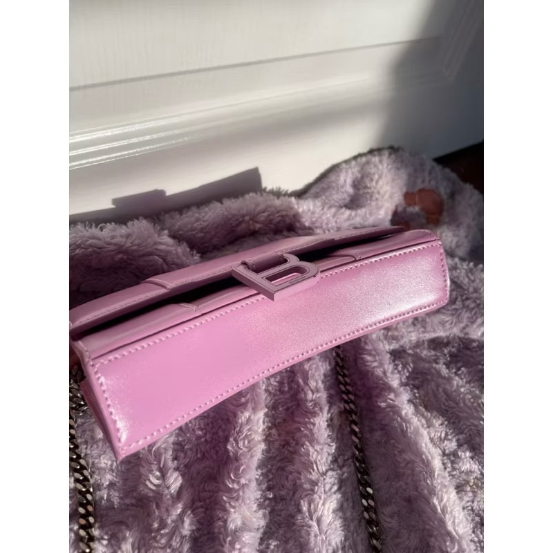 Balenciaga 巴黎世家 HOURGLASS WALLET ON CHAIN 沙漏包-7