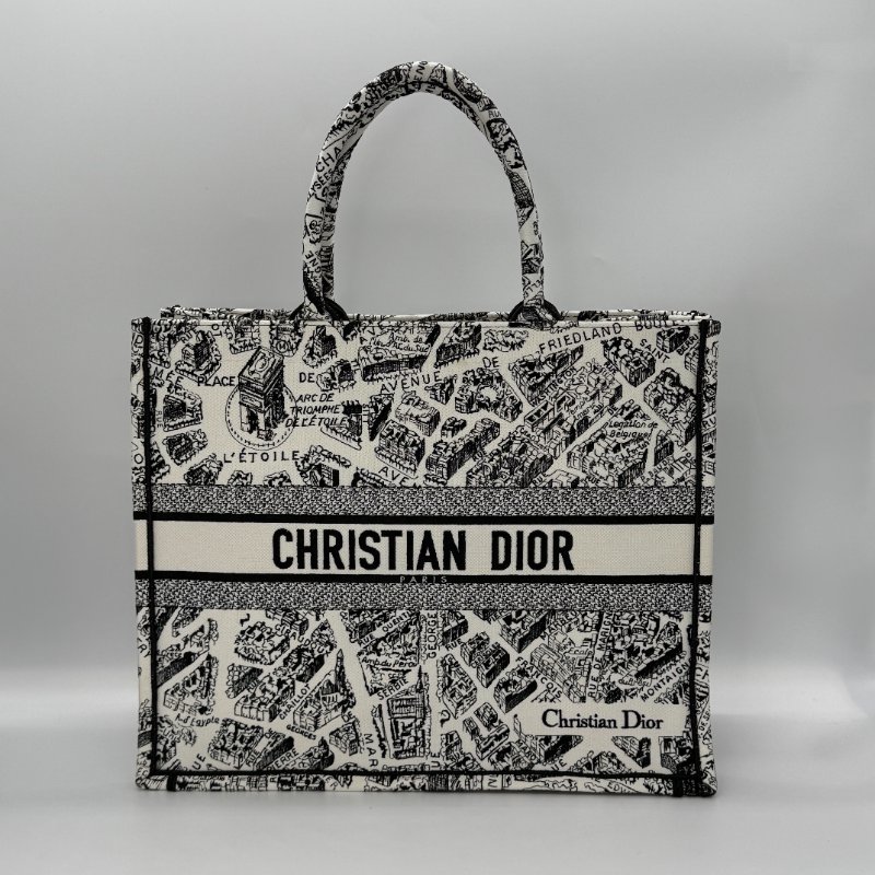 （超新🌟專櫃在售110,000 ）DIOR 迪奧 Book Tote 大號 手提包 單肩包 電腦包-1