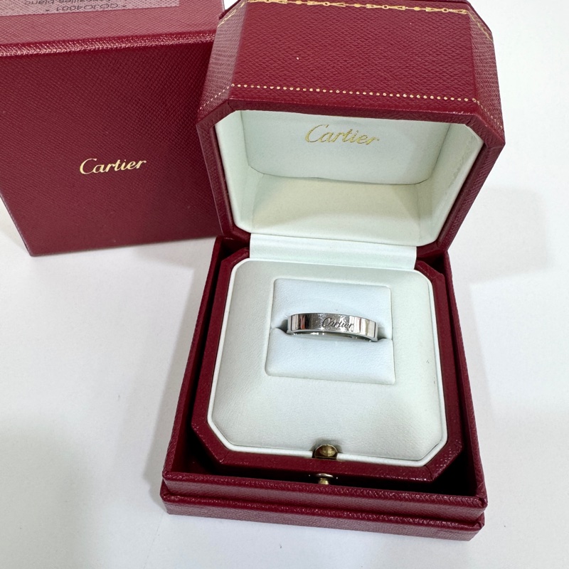 Cartier鉑金PT950 C de系列戒指CRB4098161-0