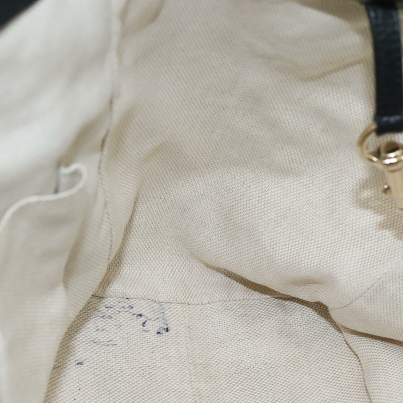 【日本直送】GUCCI Soho 手提包 皮革 黑金 282309 正品 109510-18