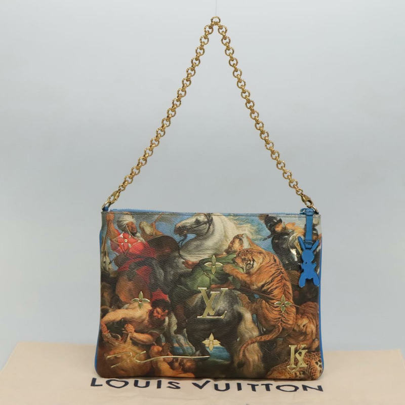【日本直送】路易威登 Celty Pochette Plat 手拿包 Koons Rubens M64617 LV 授權 132960A-11