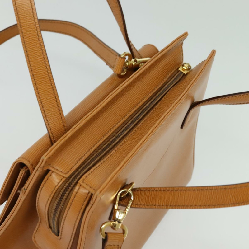 【日本直送】Christian Dior 手提包 皮革 2 選購 棕金色 正品 129698-5