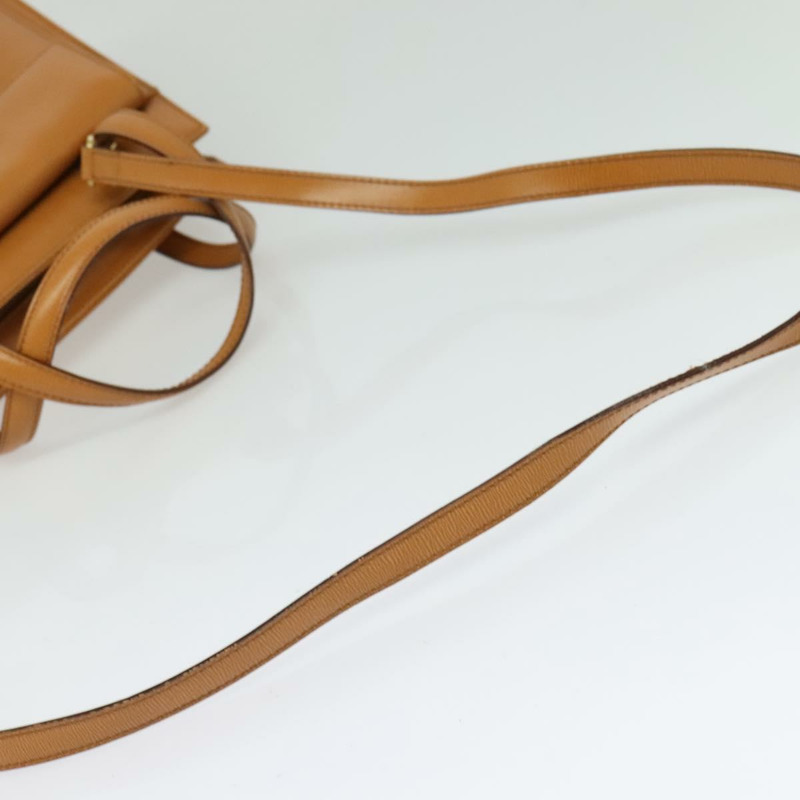 【日本直送】Christian Dior 手提包 皮革 2 選購 棕金色 正品 129698-8