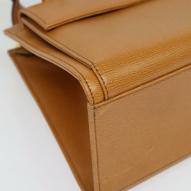 【日本直送】Christian Dior 手提包 皮革 2 選購 棕金色 正品 129698-11