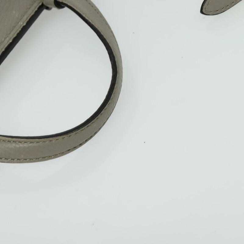 【日本直送】GUCCI 竹節日常手提包 皮革 兩用 灰色 銀色 370831 正品 BA4687-6