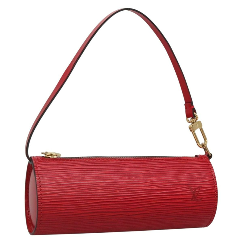 【日本直送】路易威登 Epi Soufflot 手袋配件袋紅色 LV 正品 136479-0