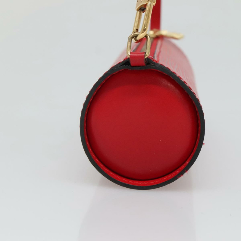 【日本直送】路易威登 Epi Soufflot 手袋配件袋紅色 LV 正品 136479-3