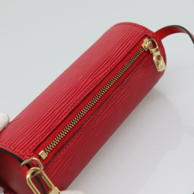 【日本直送】路易威登 Epi Soufflot 手袋配件袋紅色 LV 正品 136479-5