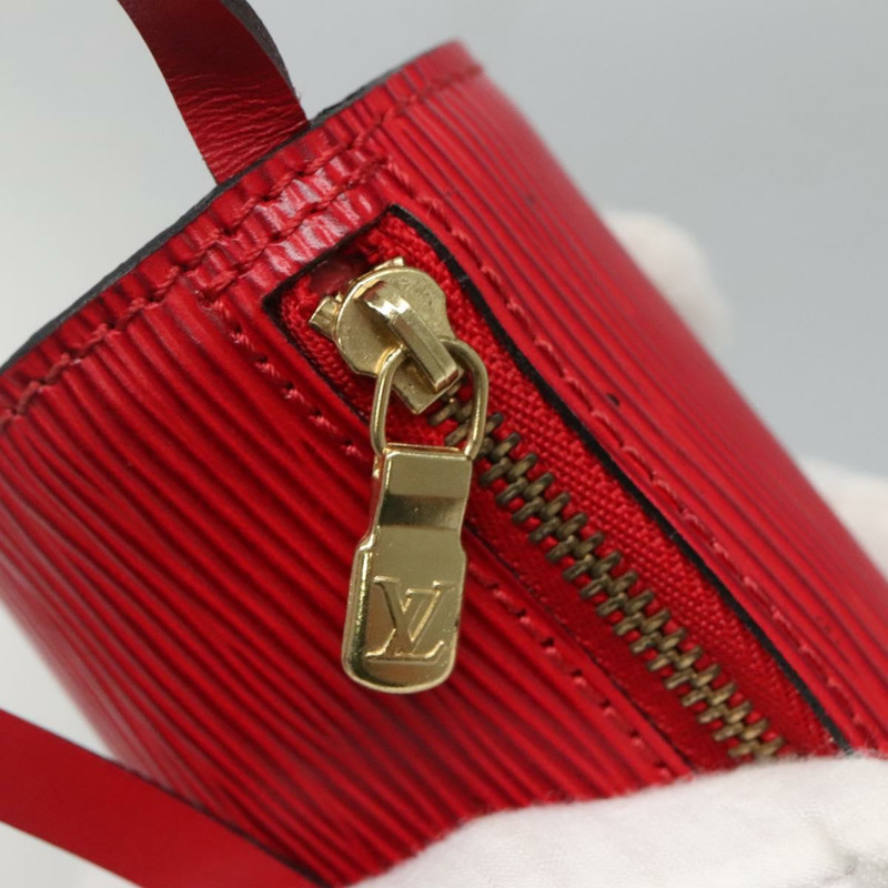 【日本直送】路易威登 Epi Soufflot 手袋配件袋紅色 LV 正品 136479-9