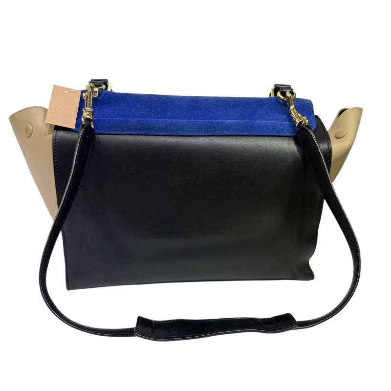 【美收精品】CELINE 藍米色Trapeze肩背包 4-20-1