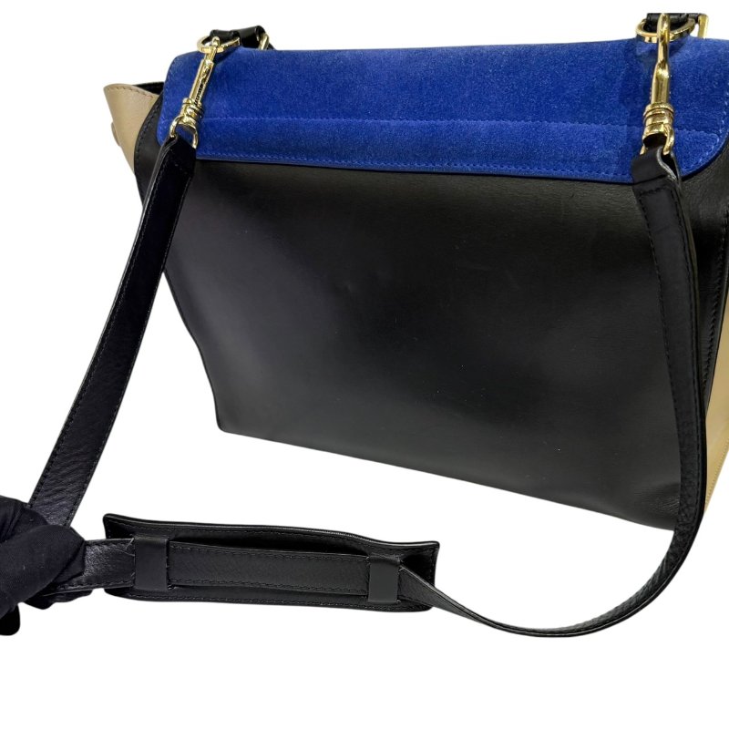 【美收精品】CELINE 藍米色Trapeze肩背包 4-20-11