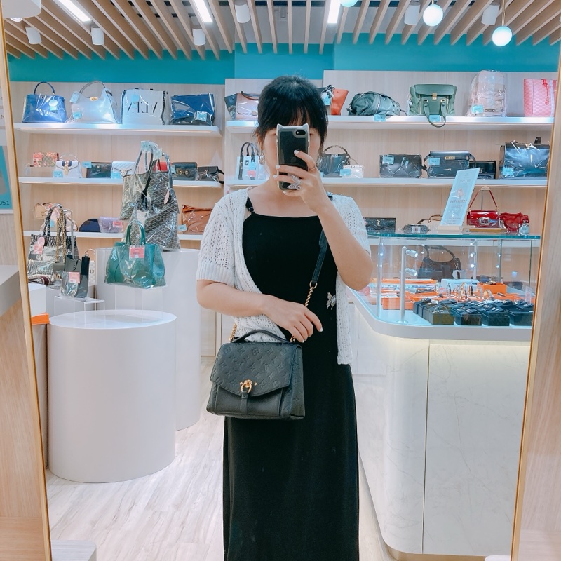 MS0322 LOUIS VUITTON 路易威登小型信封款鍊帶包包BLANCHE BB CALFSKIN-1