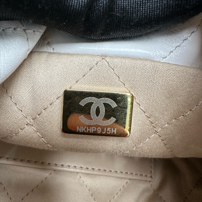 2025買入 99新 香奈儿CHANEL 22 bag mini 鏈條可拆-4