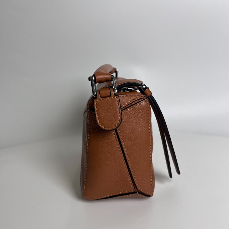 LOEWE 棕色PUZZLE MINI 單背包-3