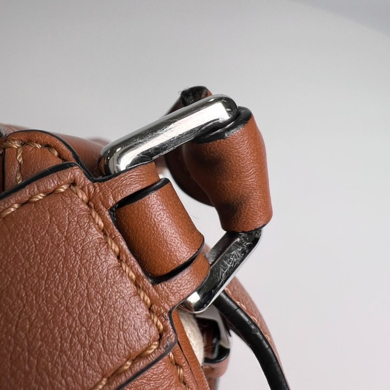 LOEWE 棕色PUZZLE MINI 單背包-6