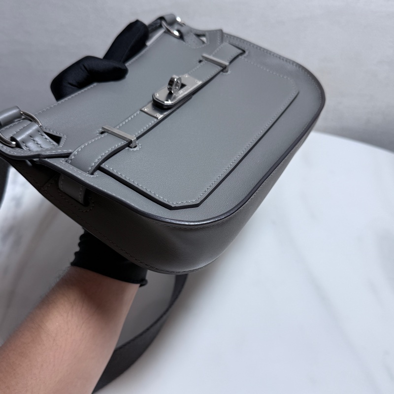 Hermes 吉普賽Jypsiere mini 積雲灰銀釦 B刻 99新-11
