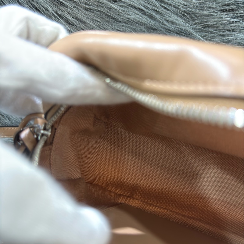 GUCCI 447632 MARMONT GG 奶茶色牛皮奶茶鍊 肩背包斜背包相機包拉鍊包-38