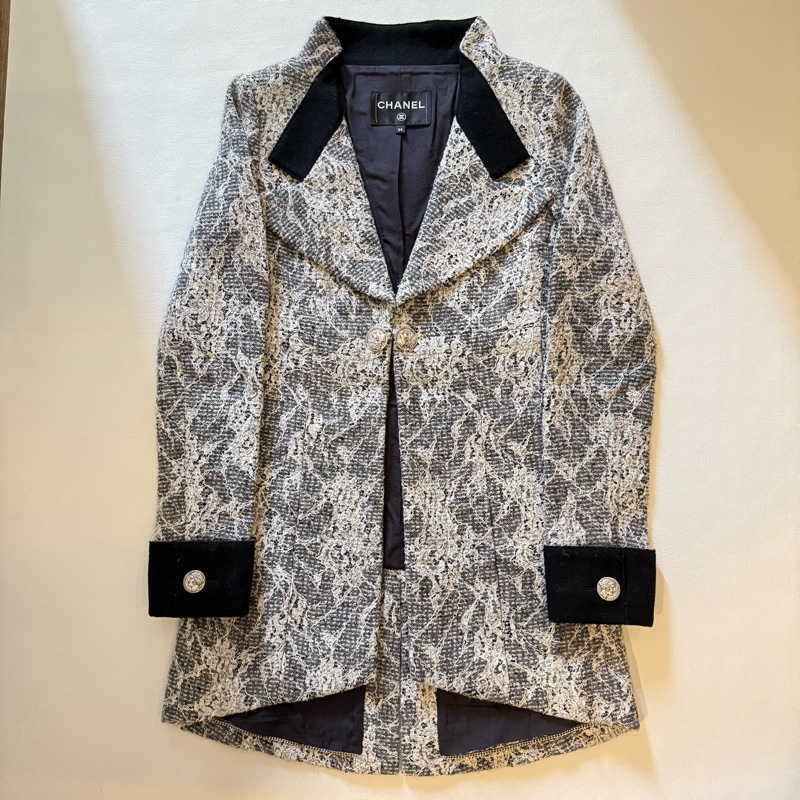 Chanel 香奈兒 蕾絲 外套 size34-0
