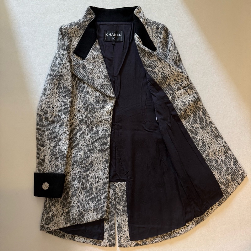 Chanel 香奈兒 蕾絲 外套 size34-1