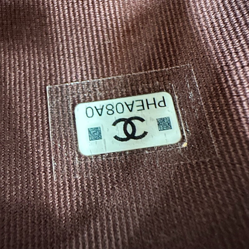 Chanel AP3753 黑荔枝皮淡金釦mini 24c-19