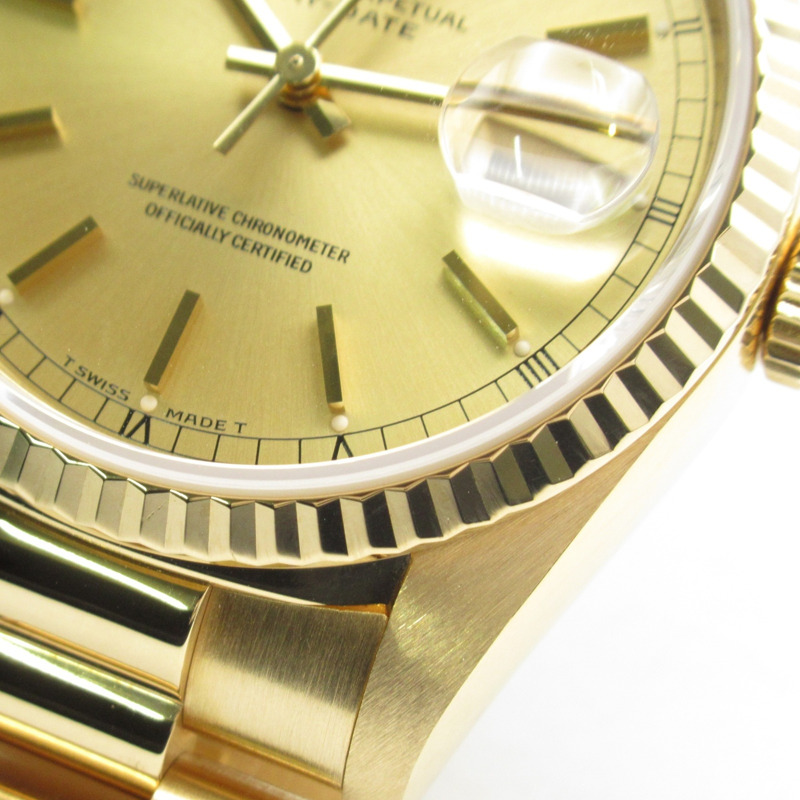 Rolex Day-Date E 系列腕錶,18K 黃金,男士,CH/BA 18238-11