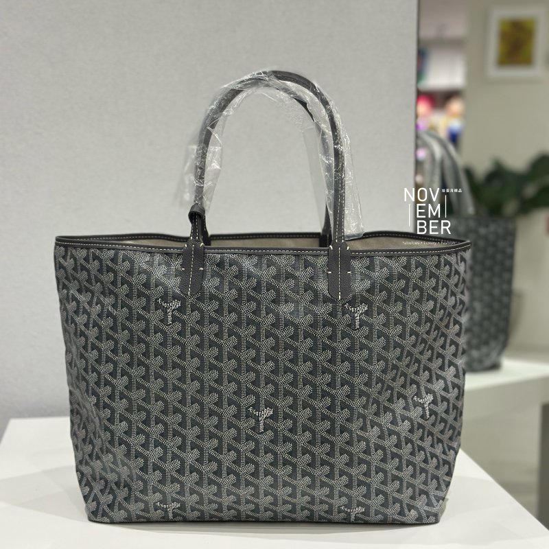 全新💖 Goyard 戈雅 Tote Bag PM 灰色-0