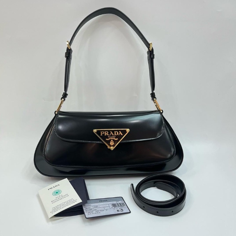 Prada modern leather bag-0