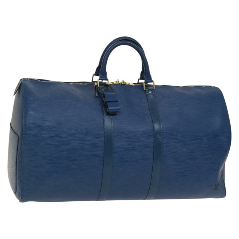 【日本直送】路易威登 Epi Keepall 55 波士頓包 托萊多藍 M42955 LV 授權 140709-0