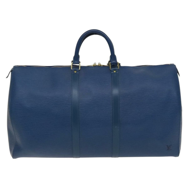 【日本直送】路易威登 Epi Keepall 55 波士頓包 托萊多藍 M42955 LV 授權 140709-1