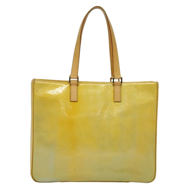 【日本直送】路易威登 Monogram Vernis Columbus 灰色手提包 M91028 LV 正品 BA5329-1