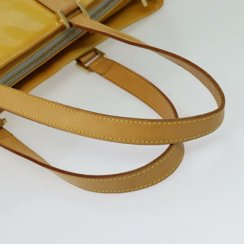 【日本直送】路易威登 Monogram Vernis Columbus 灰色手提包 M91028 LV 正品 BA5329-6