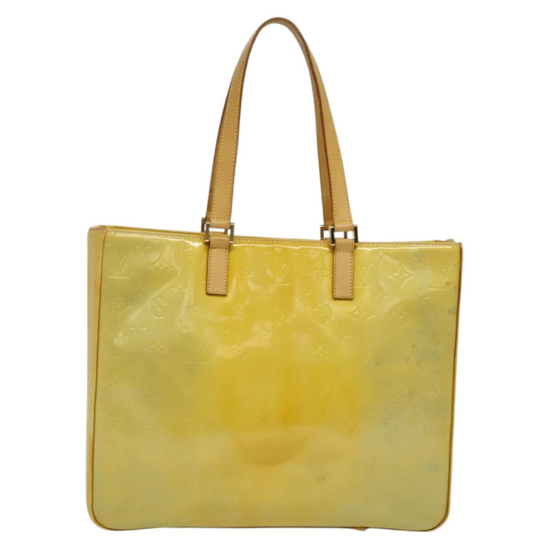 【日本直送】路易威登 Monogram Vernis Columbus 灰色手提包 M91028 LV 正品 BA5329-12
