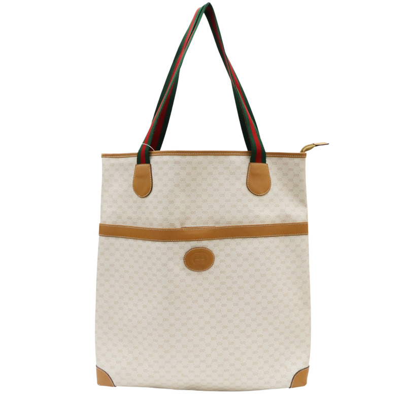 棕色 帆布 托特包【GUCCI 古馳】 002.983.0163-0