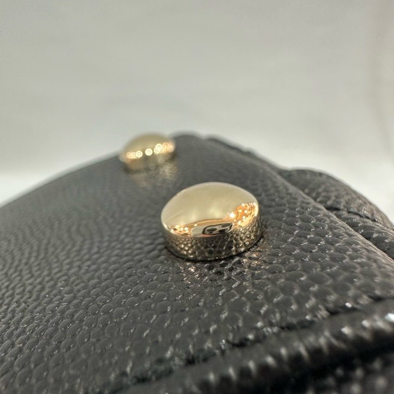 Chanel As2215 黑荔枝皮金鏈mini coco handle 18-20