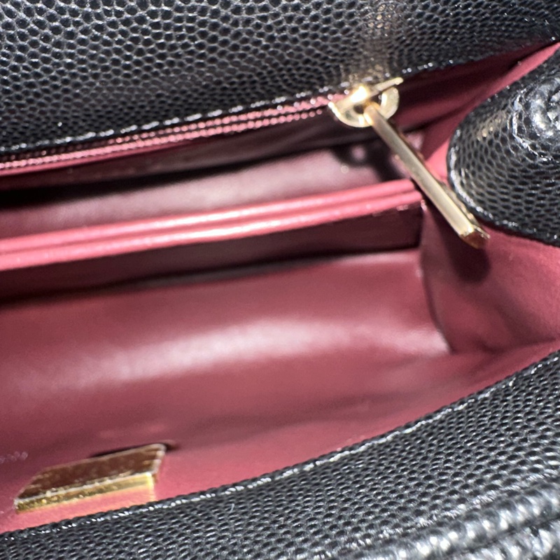 Chanel As2215 黑荔枝皮金鏈mini coco handle 18-31
