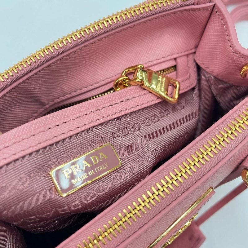 Prada galleria saffiano pink bag-3