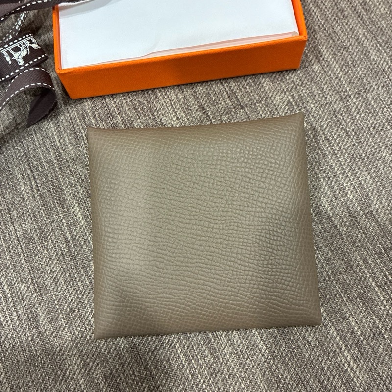 愛馬仕hermes Bastia 大象灰 零錢包👛 epsom 🇹🇼專櫃-6