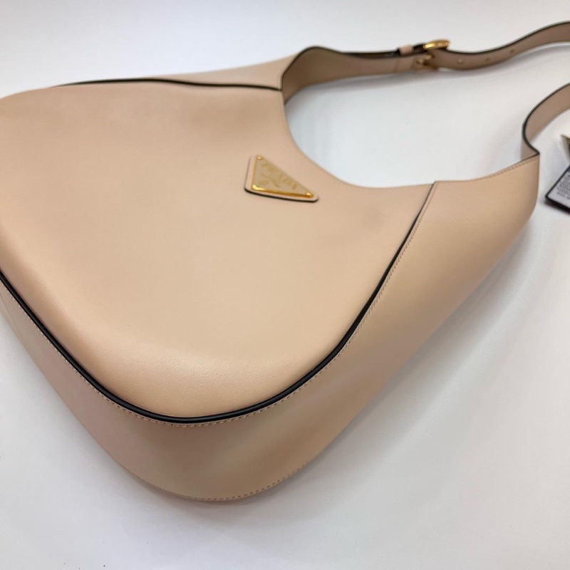 Prada plaque beige bag-3