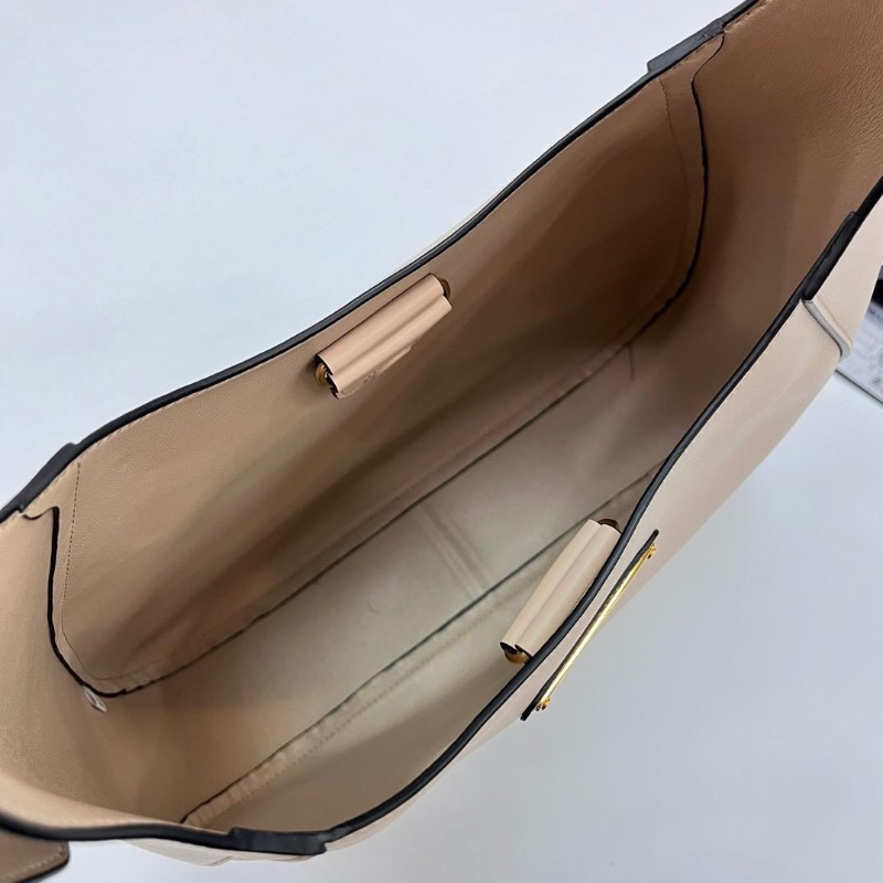 Prada plaque beige bag-6