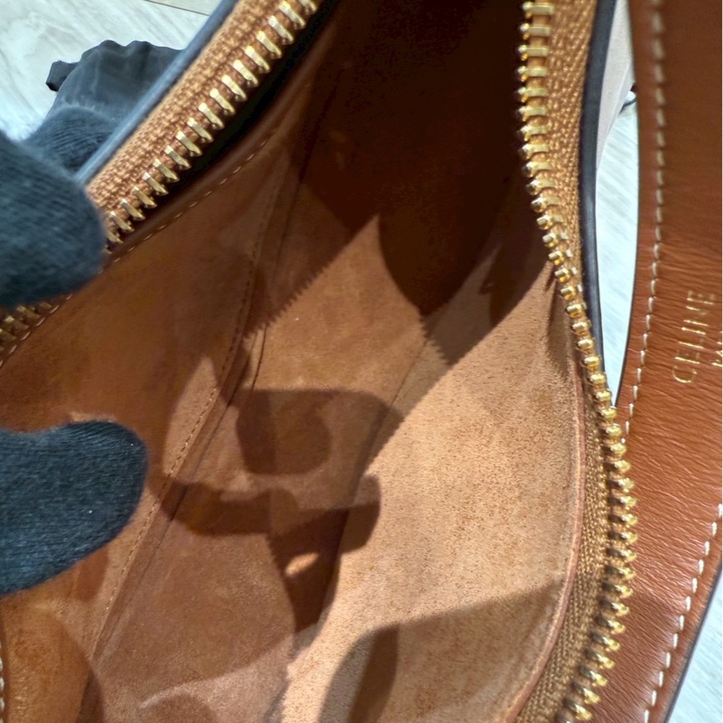 Celine 棕色刺繡凱旋門ava 防塵袋/商品卡-9
