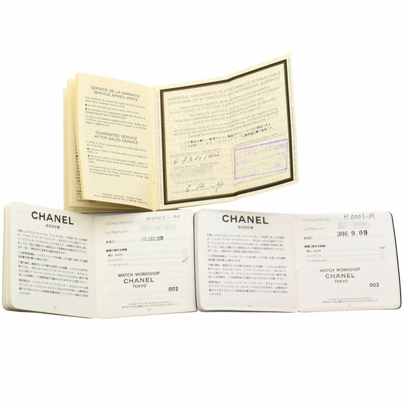 CHANEL Premiere M 手錶,GP(鍍金),皮革,女士,黑色,H0001-7